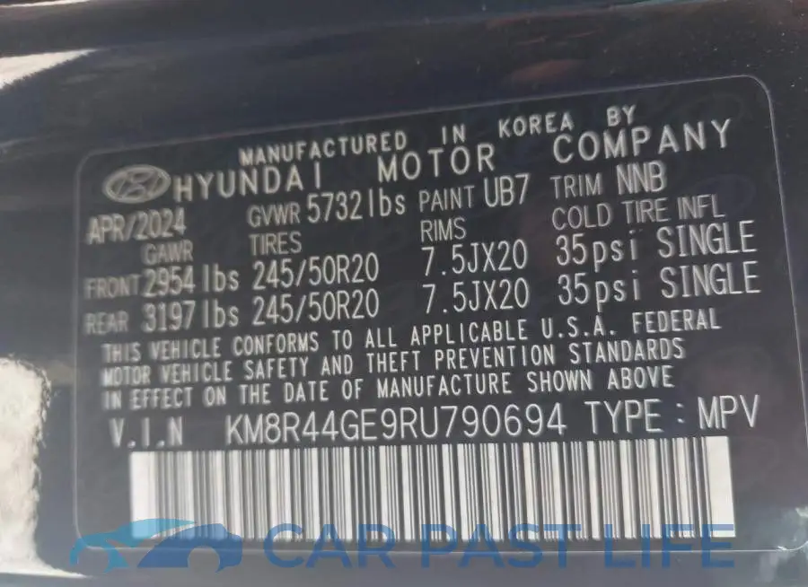 KM8R44GE9RU790694# 9