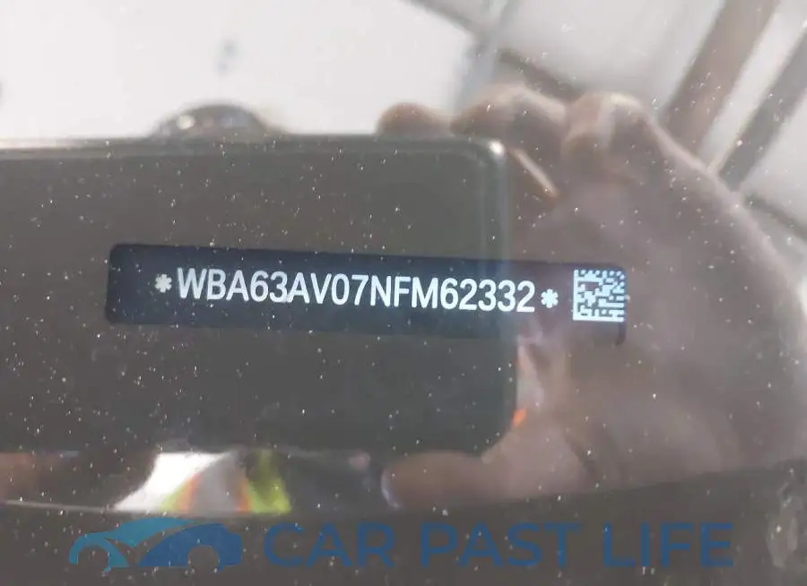 WBA63AV07NFM62332# 8
