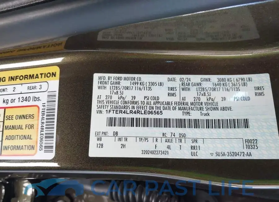 1FTER4LR4RLE06565# 9