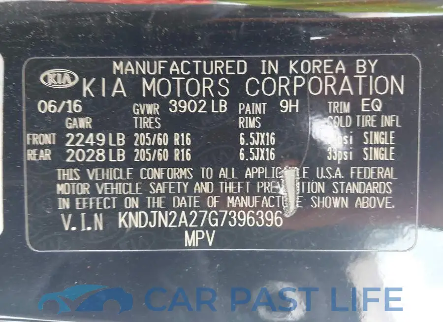 KNDJN2A27G7396396# 9