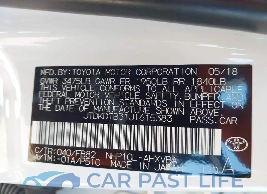 JTDKDTB31J1615383# 9