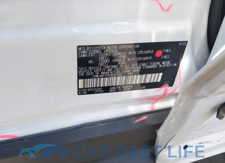 JTME6RFV7RJ042300# 9