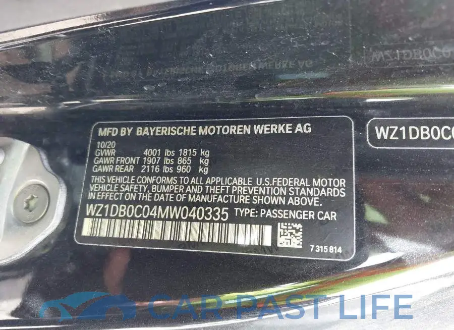 WZ1DB0C04MW040335# 9