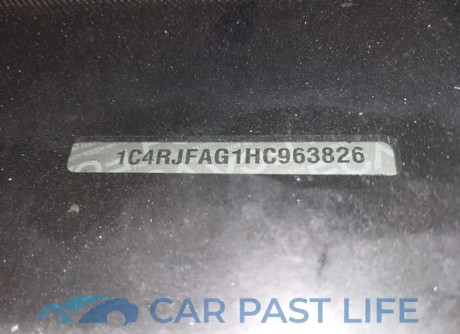 1C4RJFAG1HC963826# 9