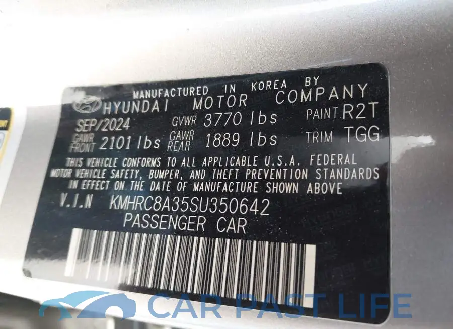 KMHRC8A35SU350642# 9