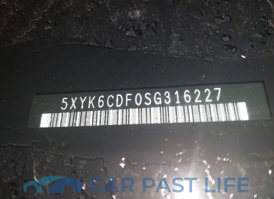 5XYK6CDF0SG316227# 9