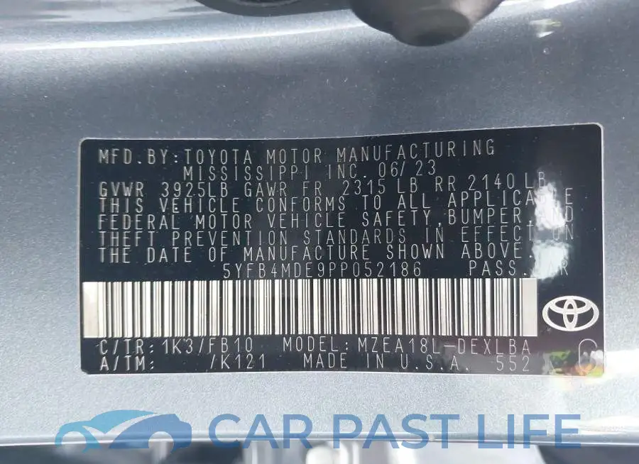 5YFB4MDE9PP052186# 9