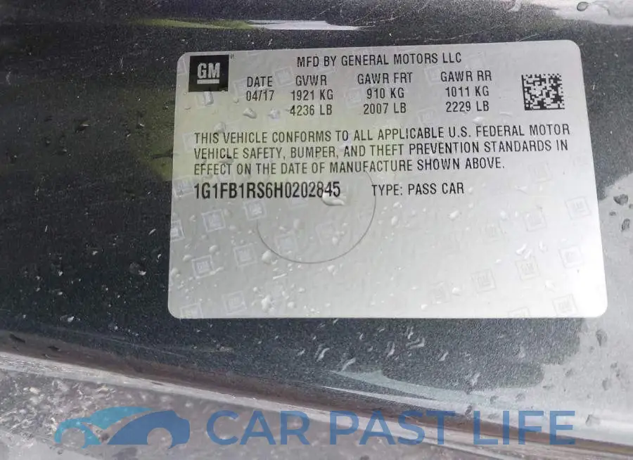 1G1FB1RS6H0202845# 9