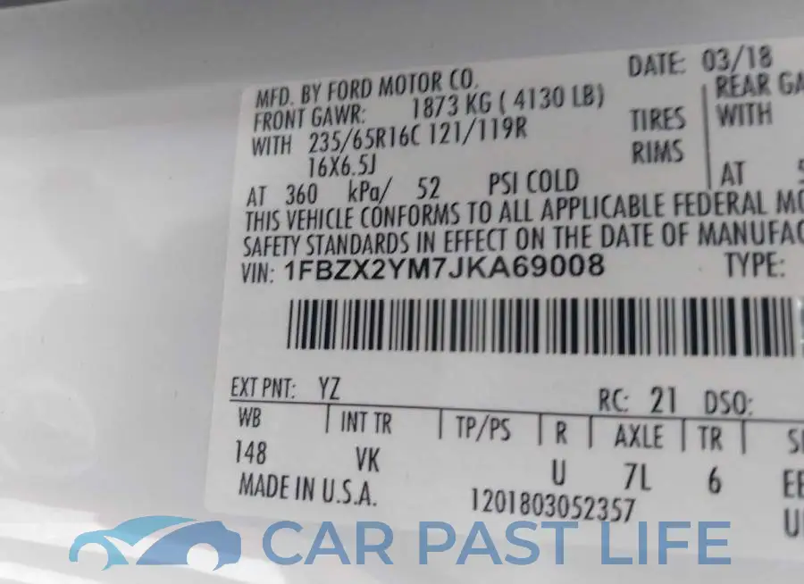 1FBZX2YM7JKA69008# 9