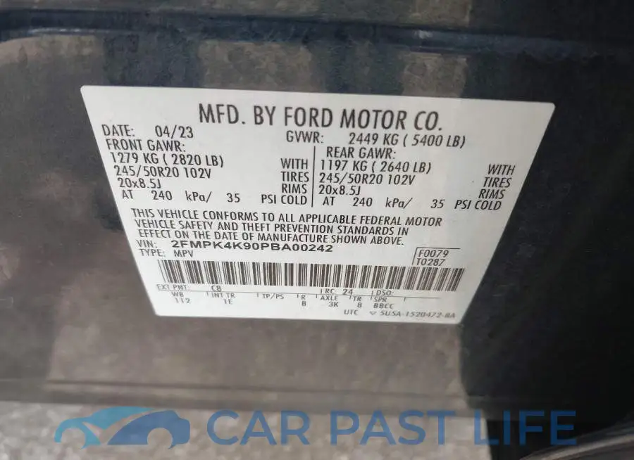 2FMPK4K90PBA00242# 9