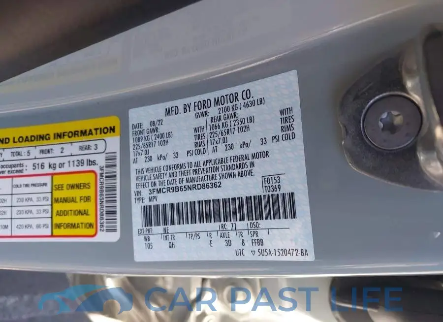3FMCR9B65NRD86362# 9