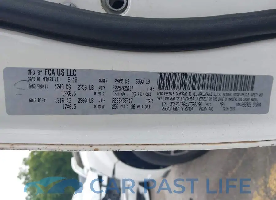 3C4PDCABXJT520196# 9