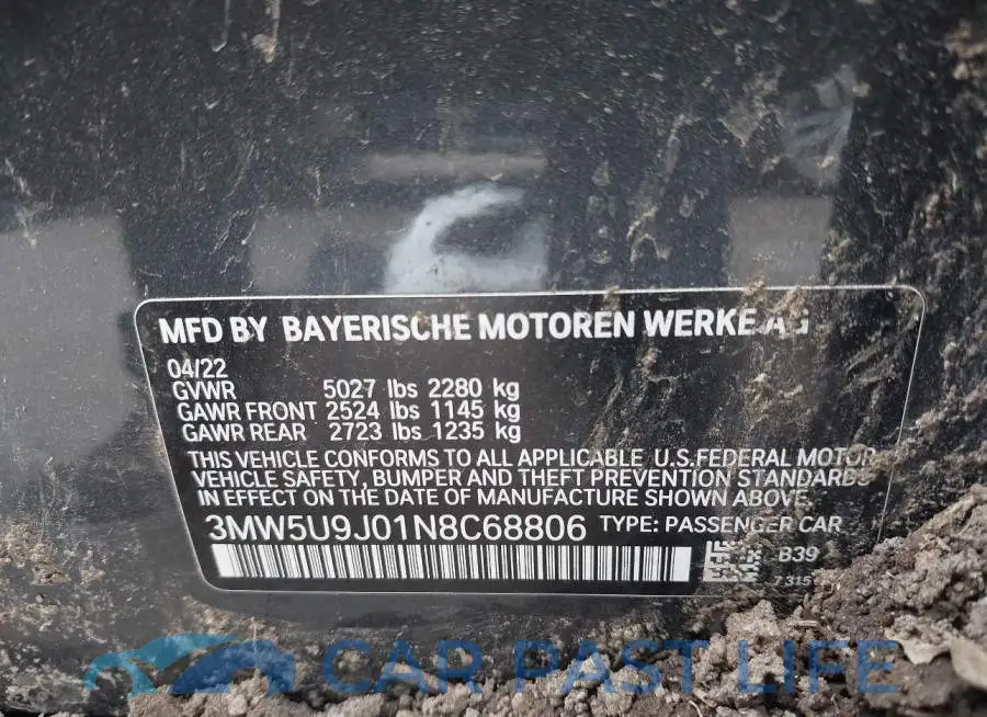 3MW5U9J01N8C68806# 9