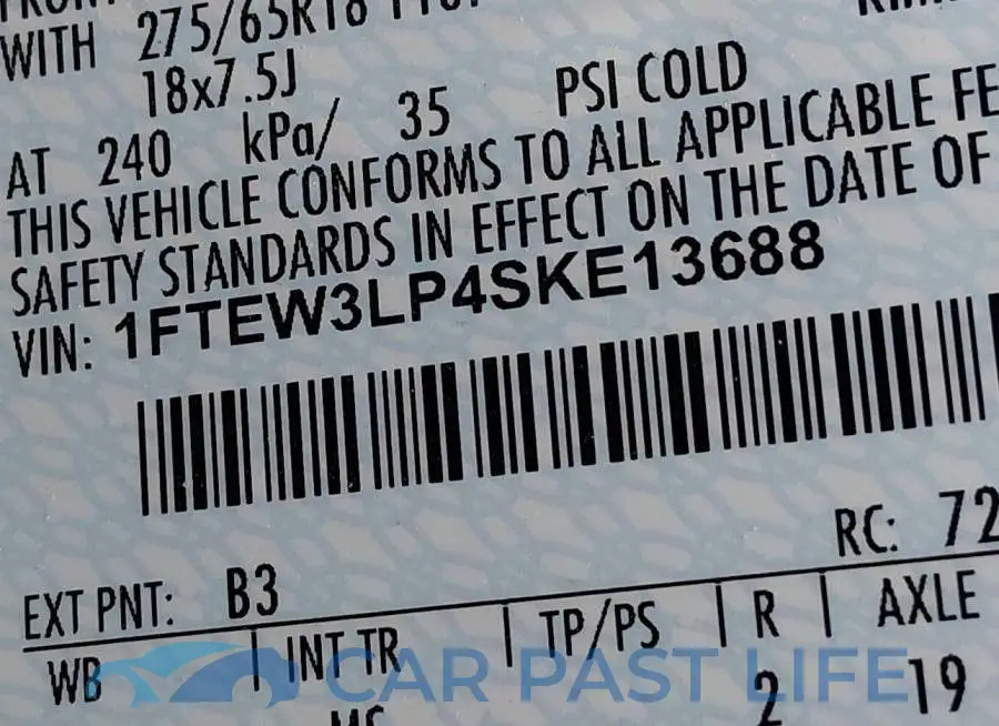 1FTEW3LP4SKE13688# 9