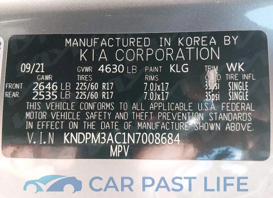 KNDPM3AC1N7008684# 9