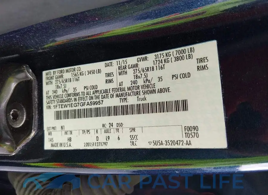 1FTEW1EG7GFA59957# 9