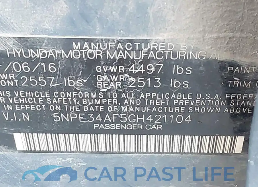 5NPE34AF5GH421104# 9