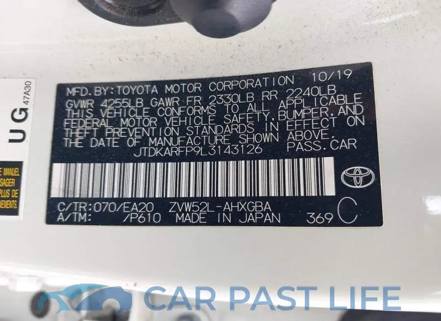 JTDKARFP9L3143126# 9