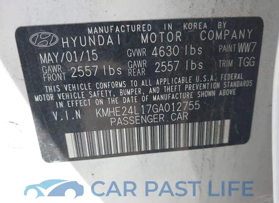 KMHE24L17GA012755# 9