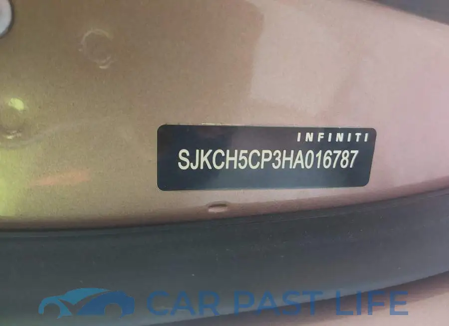 SJKCH5CP3HA016787# 9