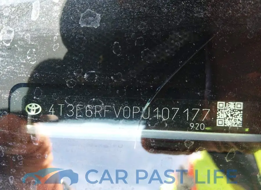 4T3E6RFV0PU107177# 9