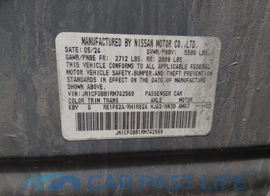 JN1CF0BB1RM742569# 9