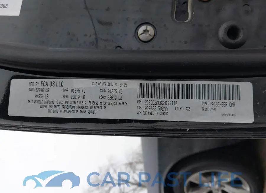 2C3CDZAG6GH102110# 9