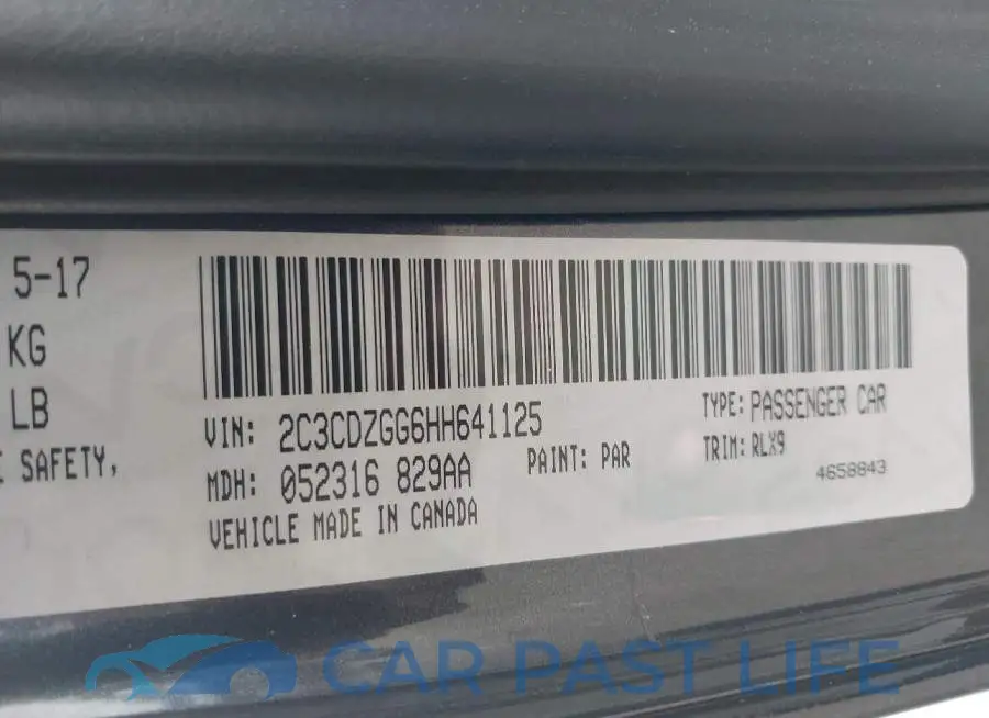 2C3CDZGG6HH641125# 9