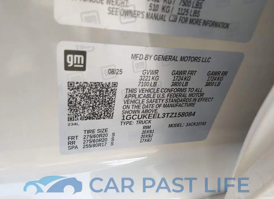 1GCUKEEL3TZ158084# 9