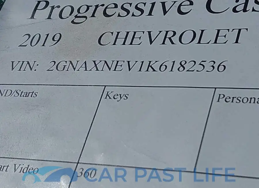 2GNAXNEV1K6182536# 9