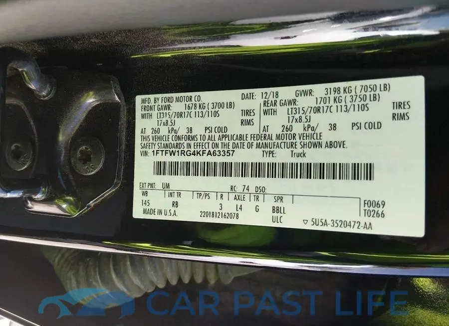 1FTFW1RG4KFA63357# 9