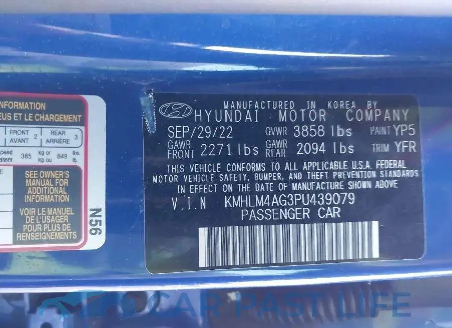 KMHLM4AG3PU439079# 9