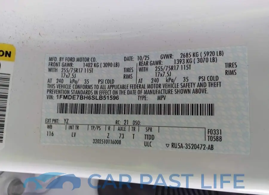 1FMDE7BH6SLB51596# 9