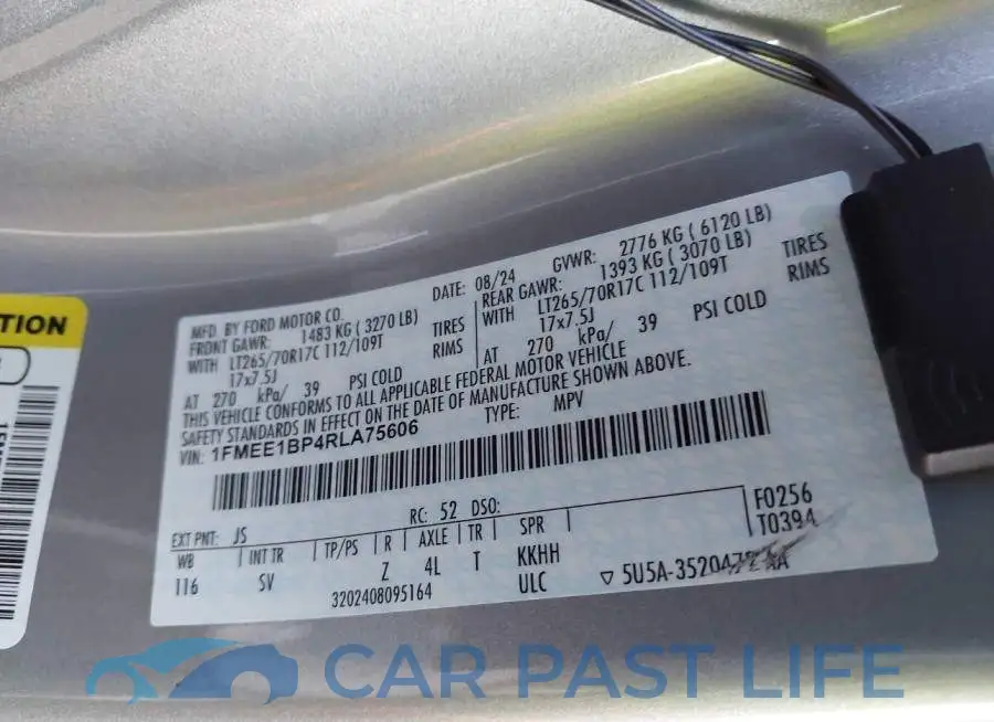 1FMEE1BP4RLA75606# 9
