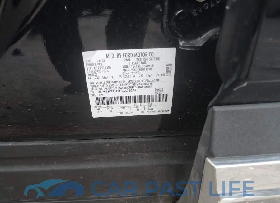 1FMSK7FH2PGA76342# 9