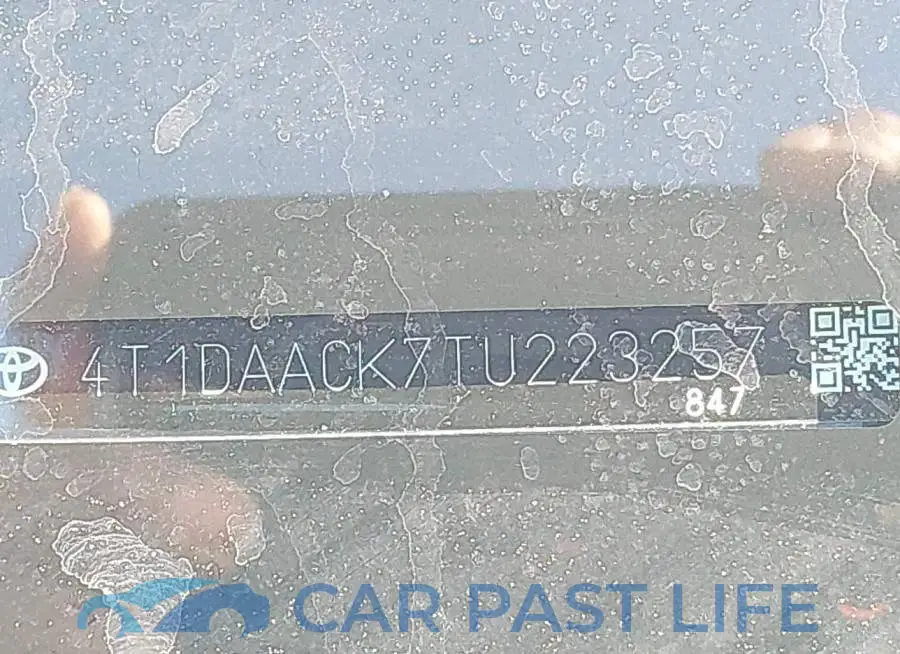 4T1DAACK7TU223257# 9
