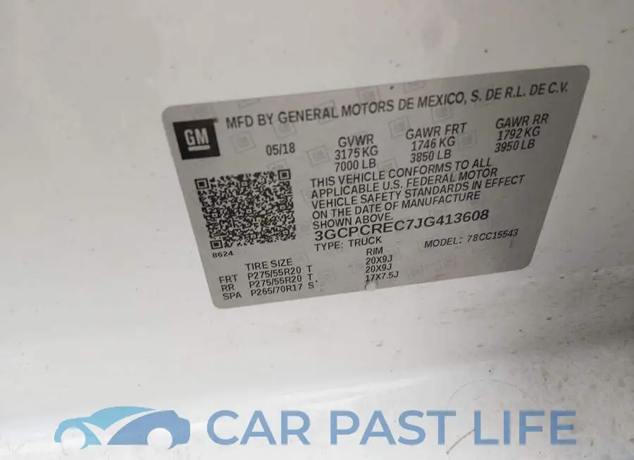 3GCPCREC7JG413608# 9