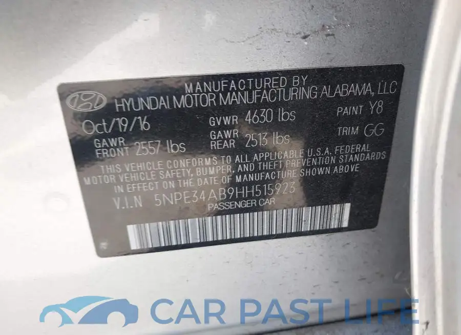 5NPE34AB9HH515923# 9