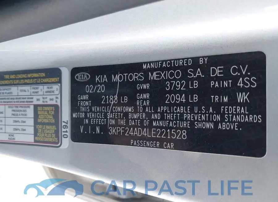 3KPF24AD4LE221528# 9