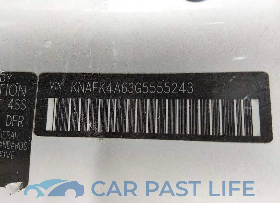 KNAFK4A63G5555243# 9