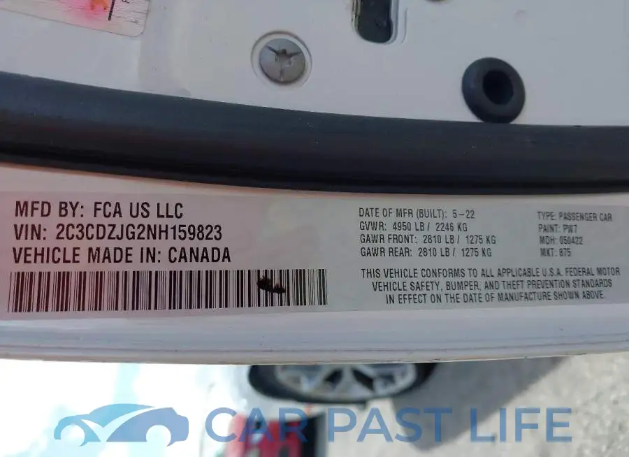 2C3CDZJG2NH159823# 9