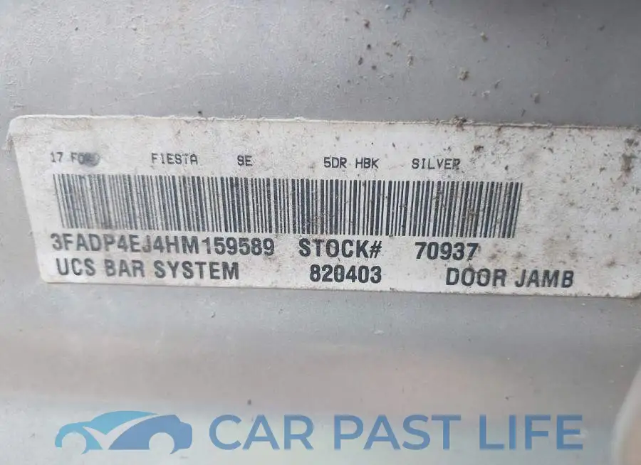3FADP4EJ4HM159589# 9