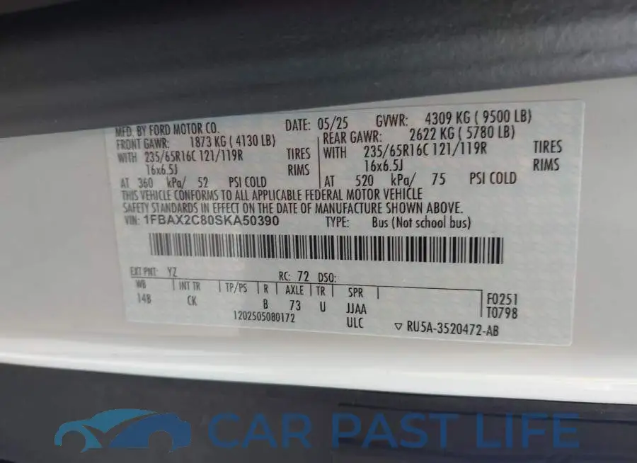 1FBAX2C80SKA50390# 9