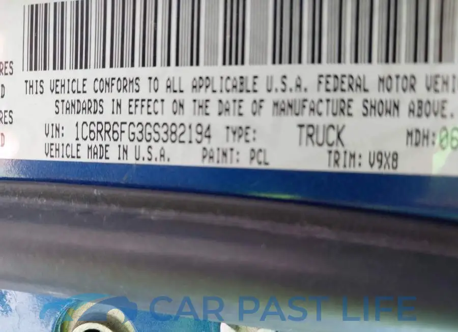 1C6RR6FG3GS382194# 9