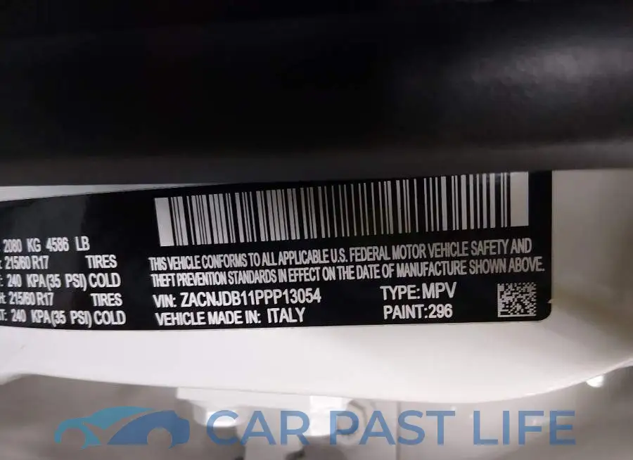 ZACNJDB11PPP13054# 9