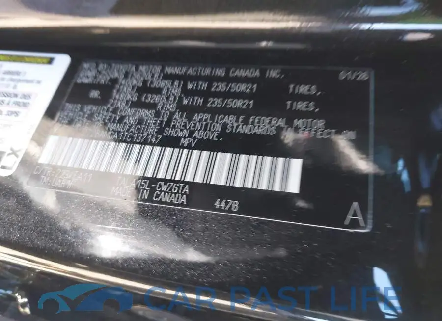 2T2BAMCA1TC137147# 9