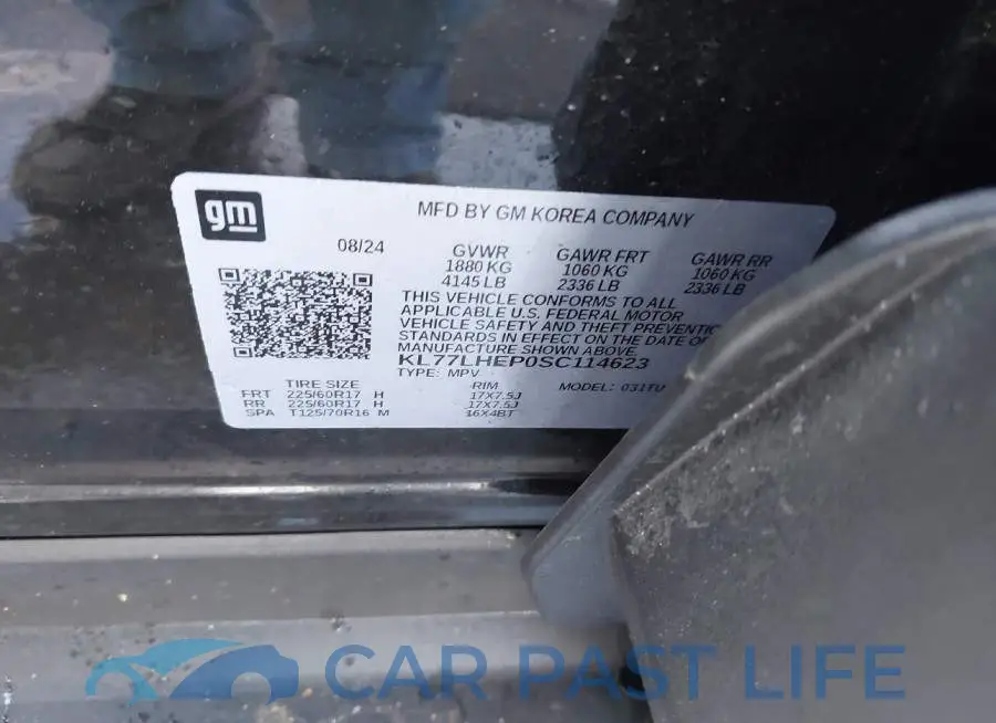 KL77LHEP0SC114623# 9