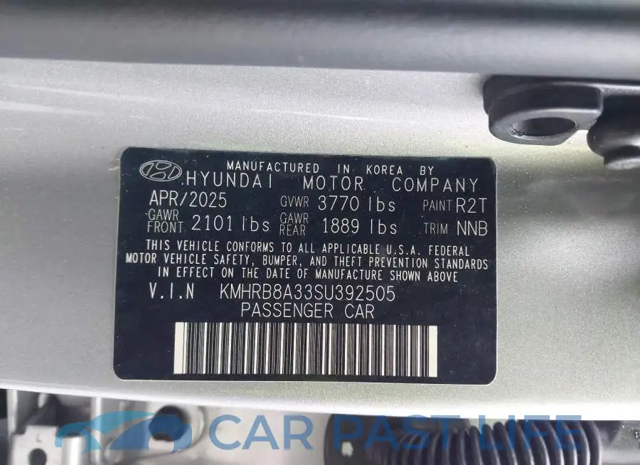 KMHRB8A33SU392505# 9