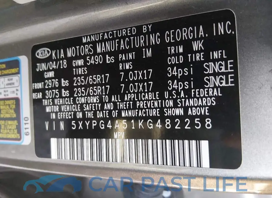 5XYPG4A51KG482258# 9