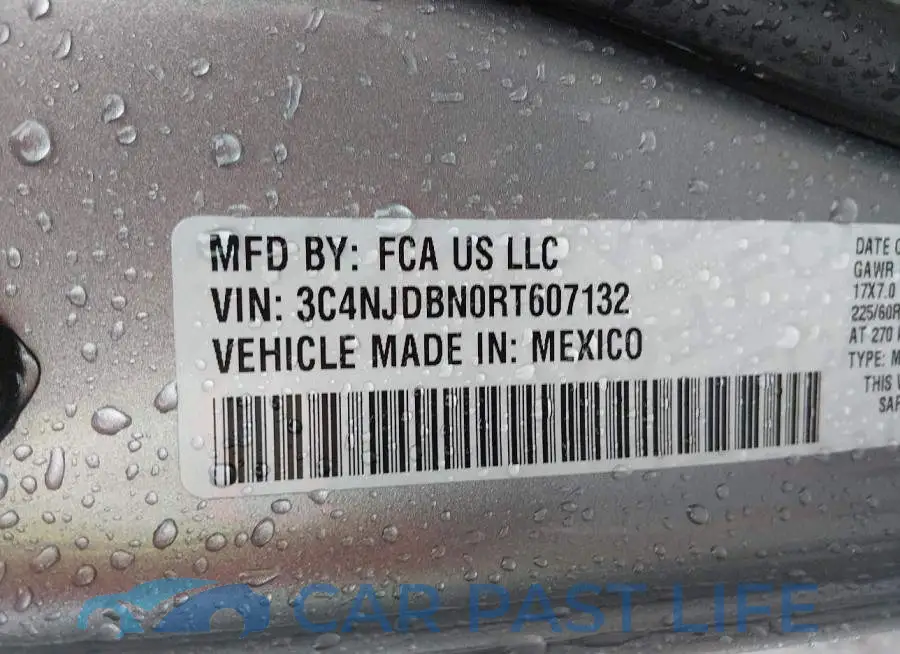 3C4NJDBN0RT607132# 9